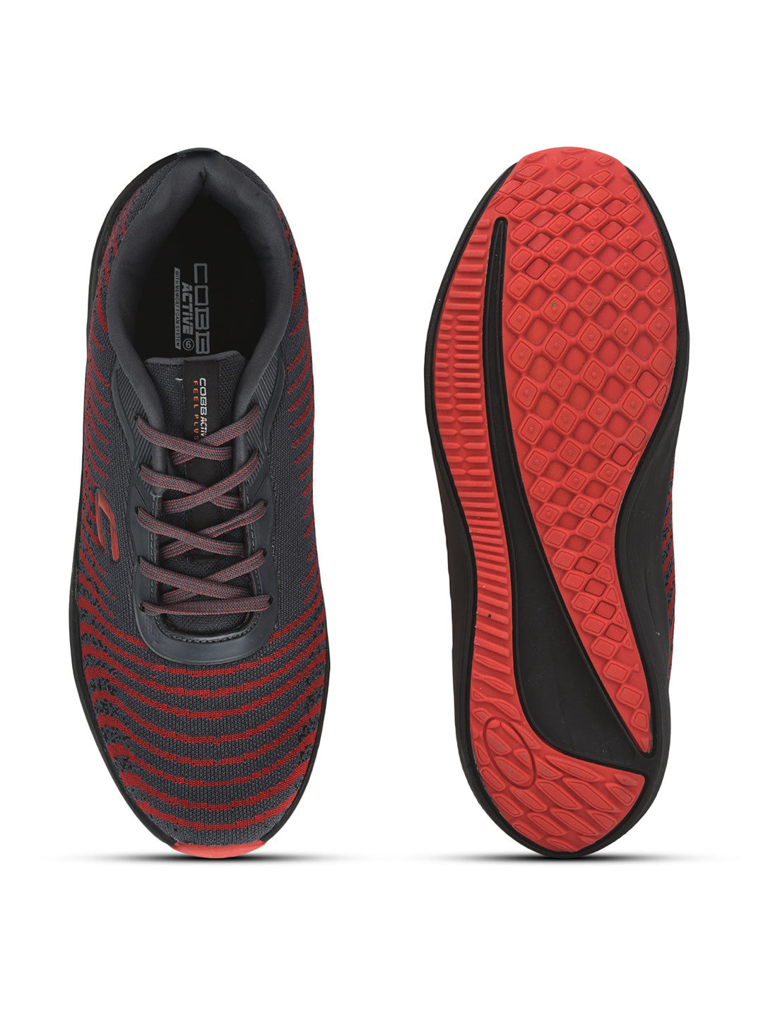 Cobb Mens Red Running Shoes