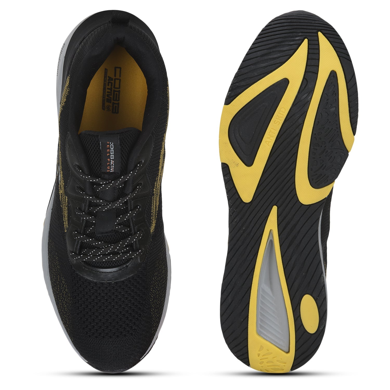 Cobb Mens Black Running Shoes