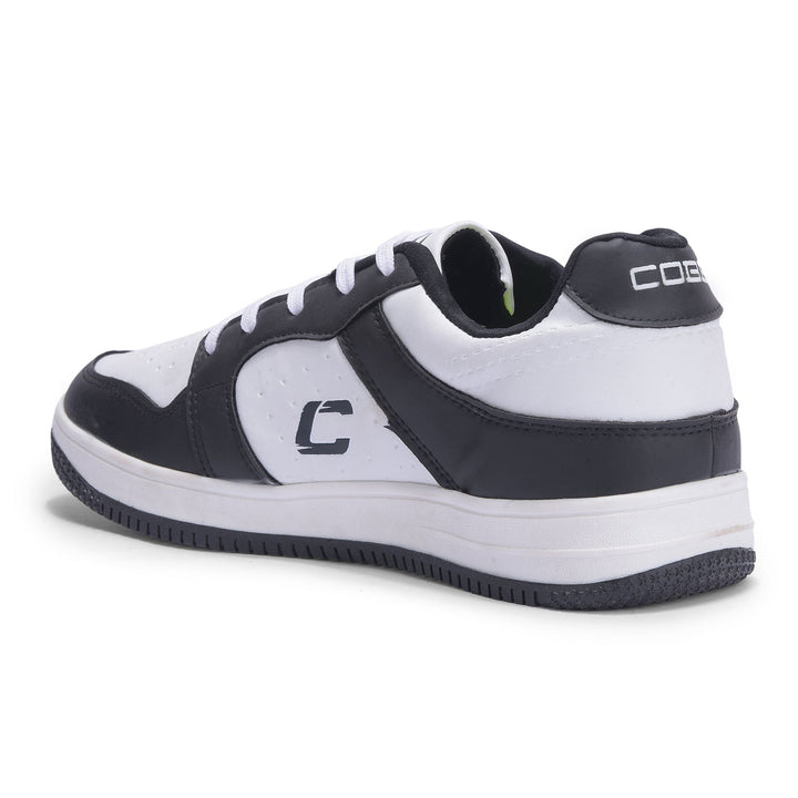 cobb black white casual shoes