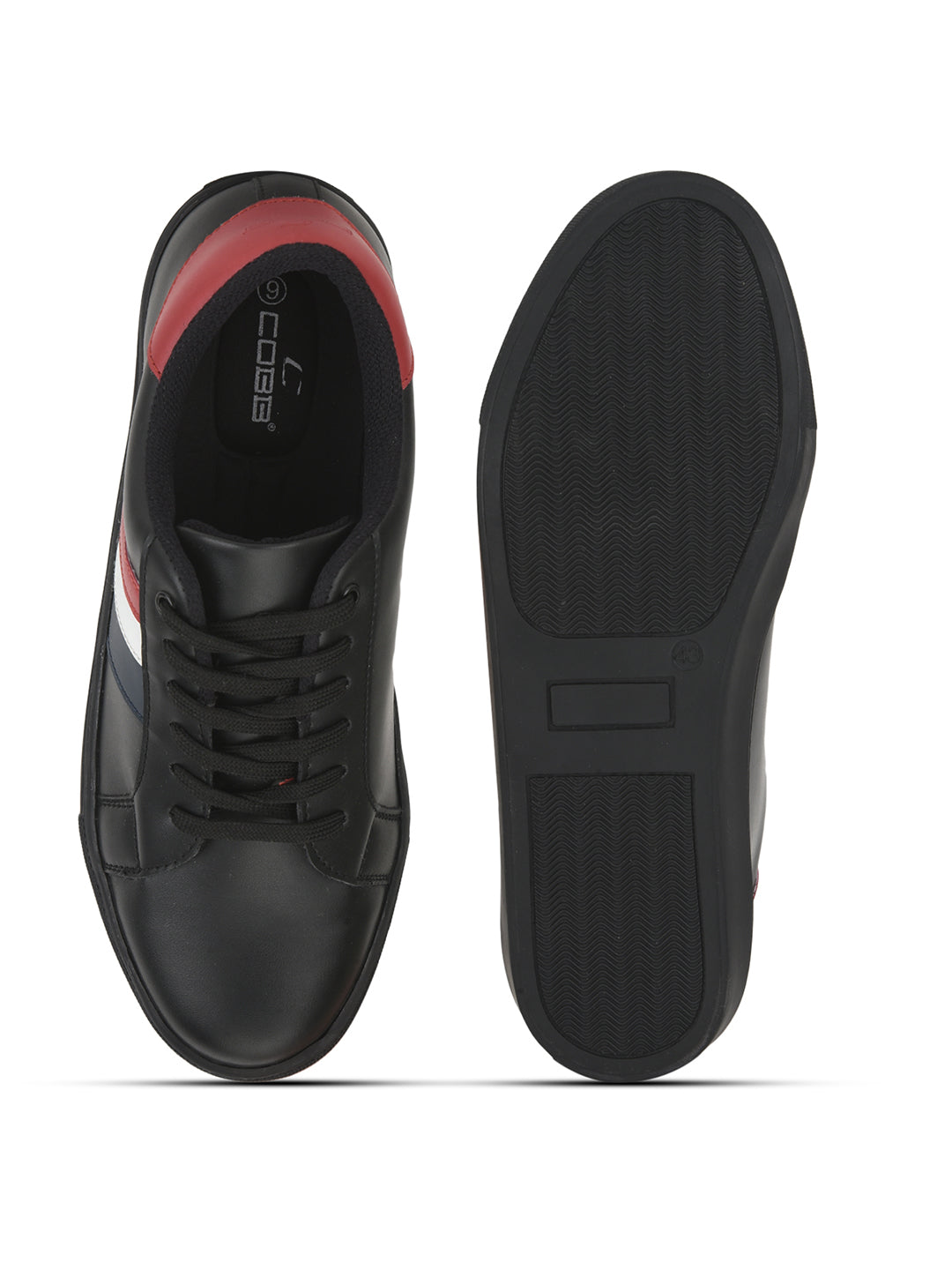 Cobb Mens Black Sneakers Shoes