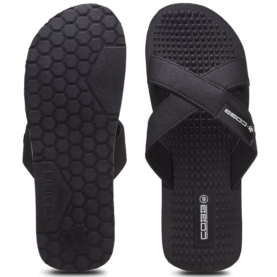 Cobb Mens Black Sliders