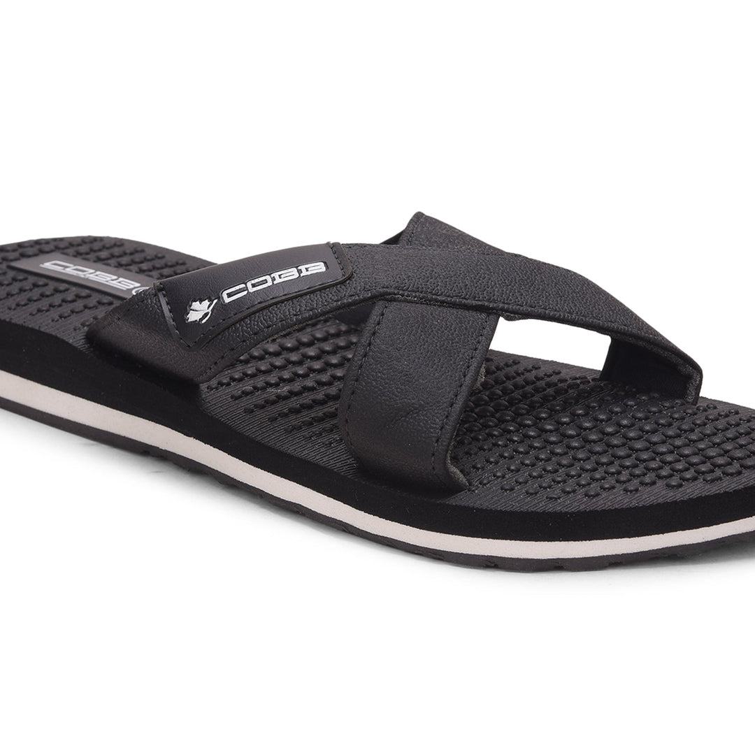 Cobb Mens Black Sliders