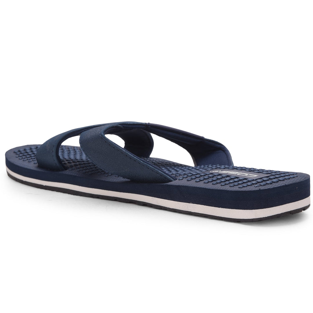 Cobb Mens Navy Blue Sliders