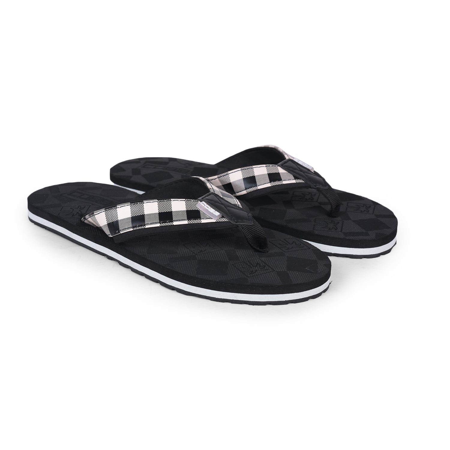 Cobb Mens Black Soft Feet Slippers