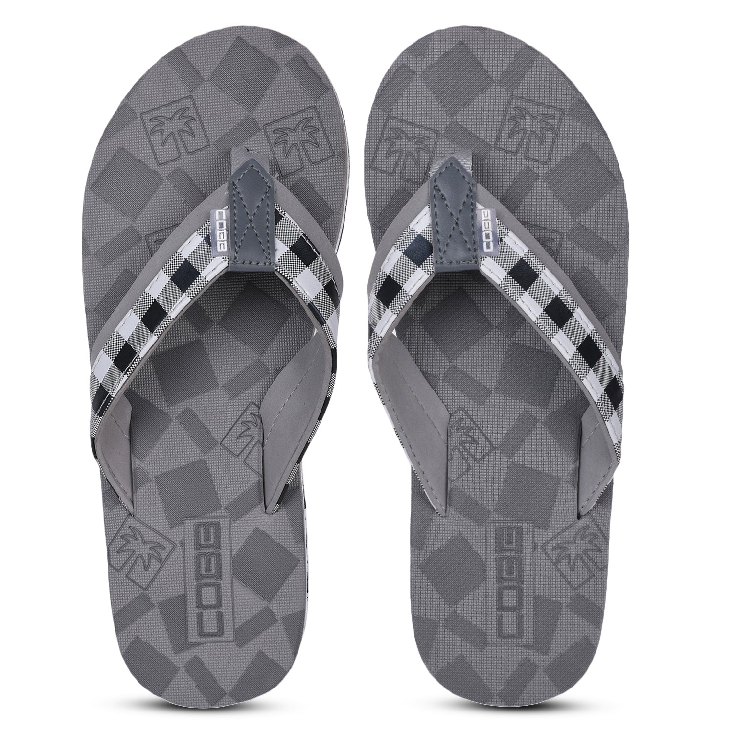 Cobb Mens Grey Soft Feet Slippers GREY