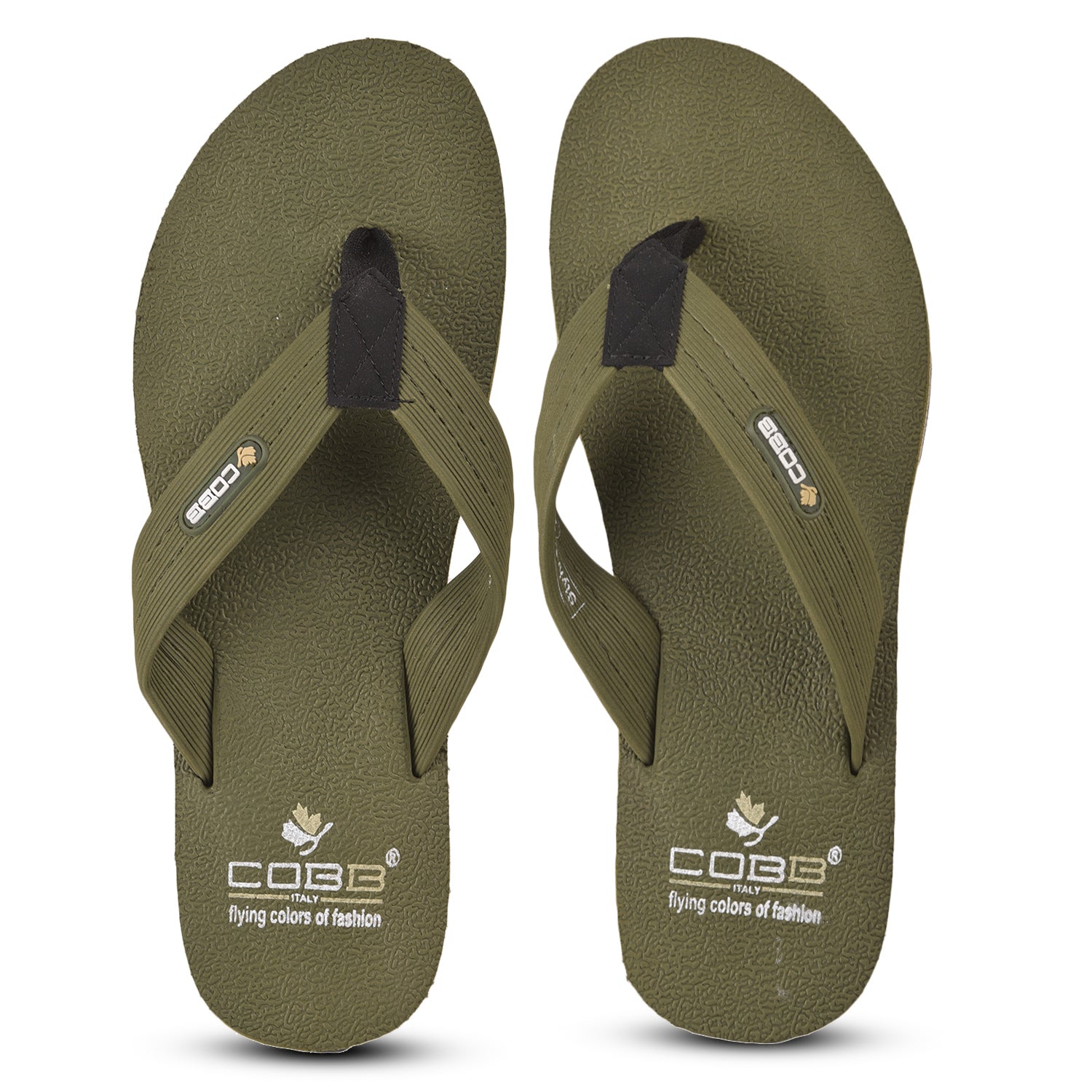 Cobb Mens Olive Soft Feet Slippers OLIVE