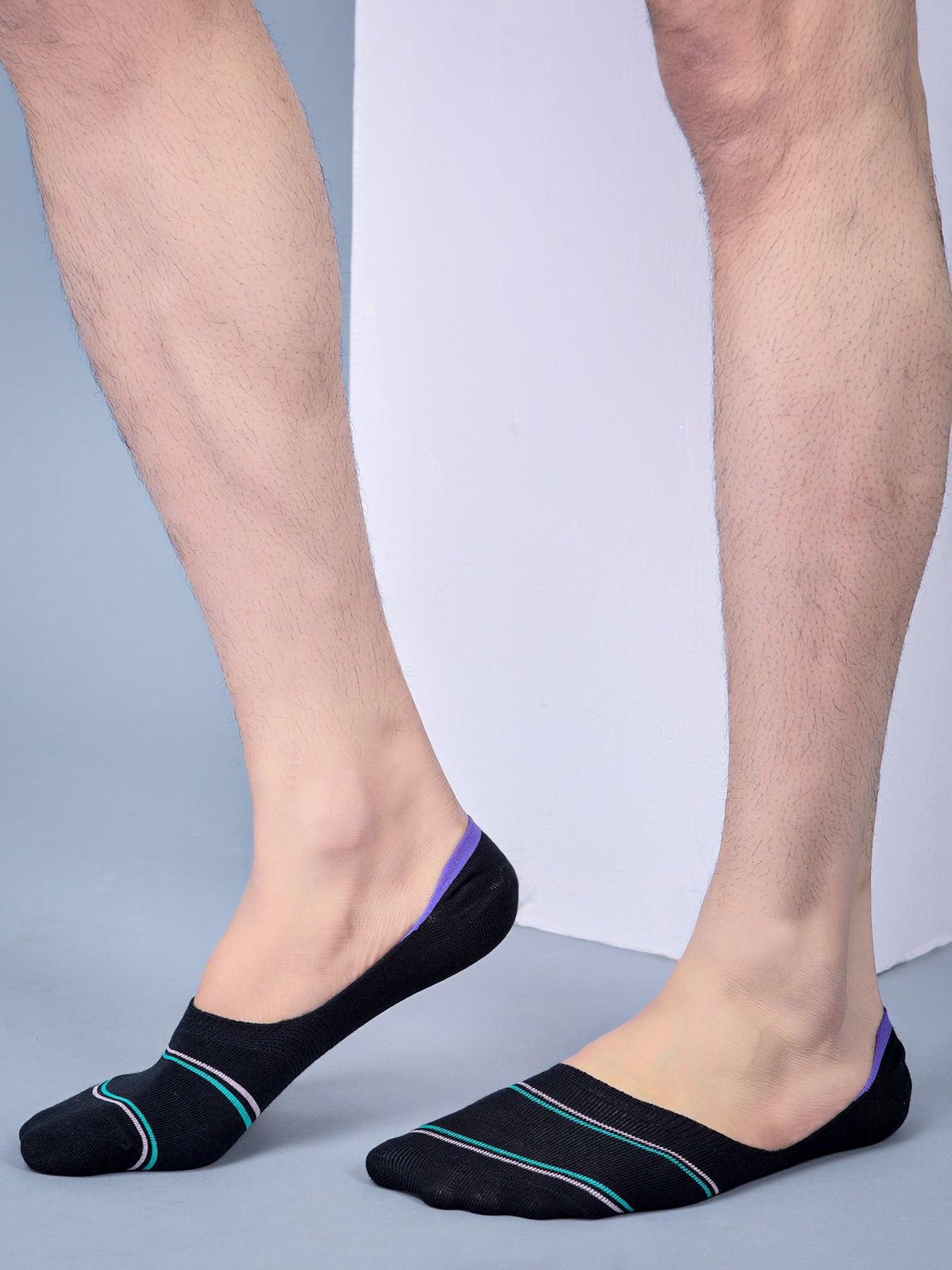 Cobb Multi Color Footie Shoe Liner Socks Pack of 5