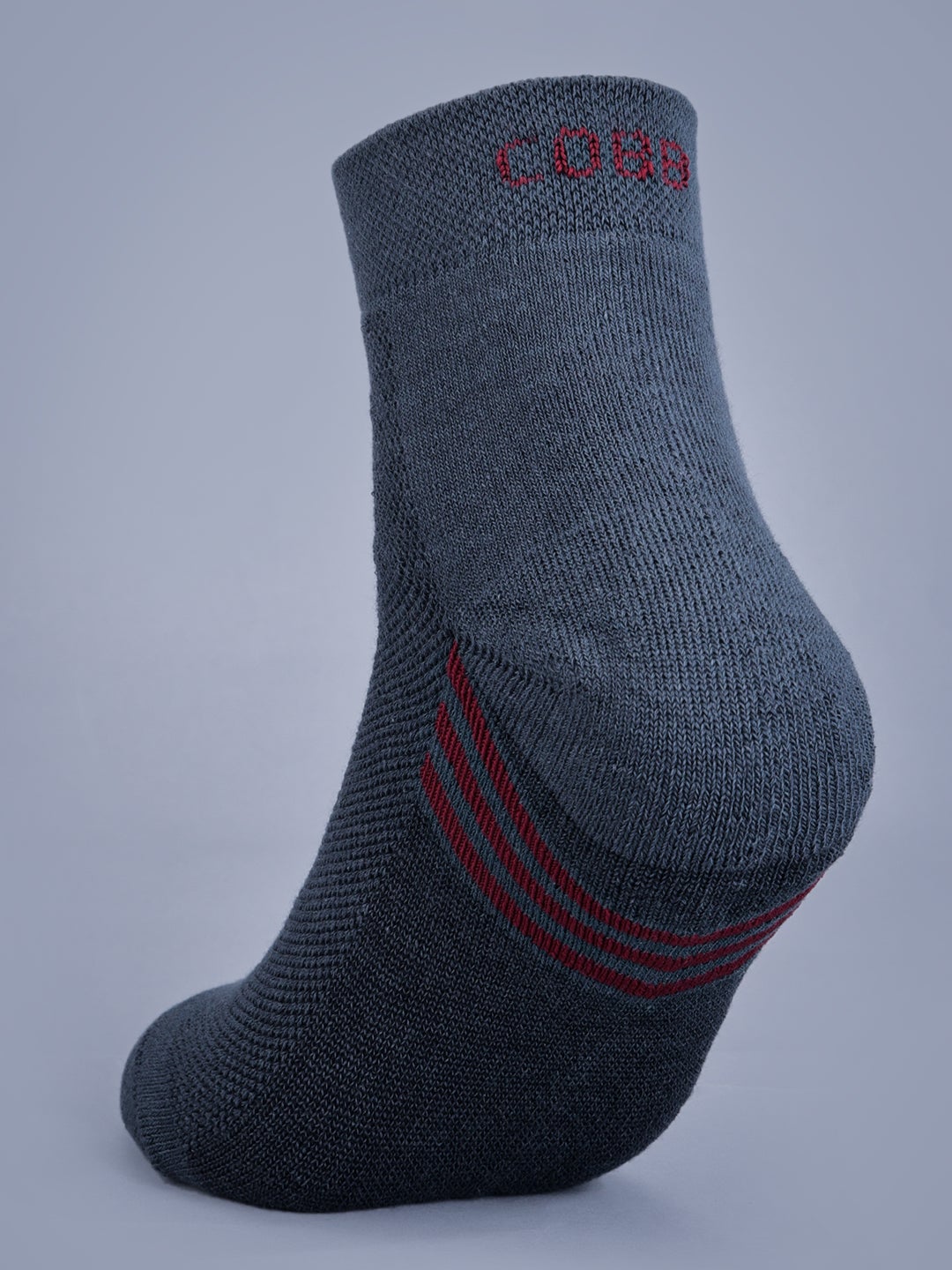 Cobb Dark Grey Full Ankle Socks