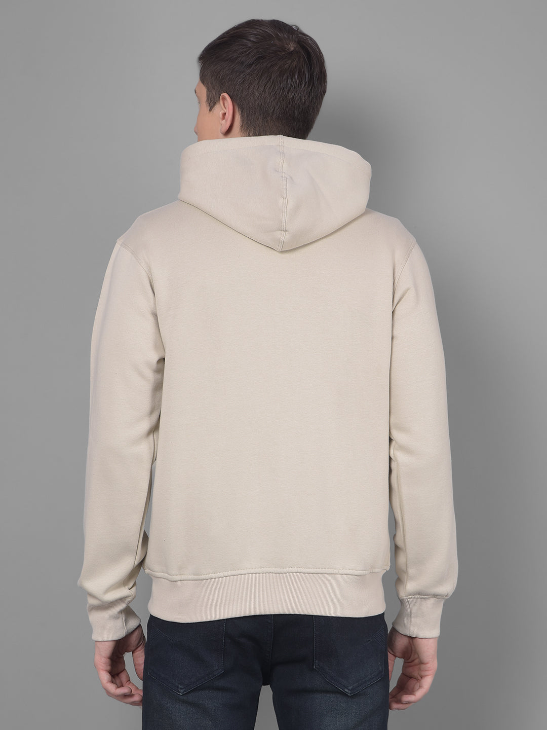 cobb camel printed zip-up hoodie 