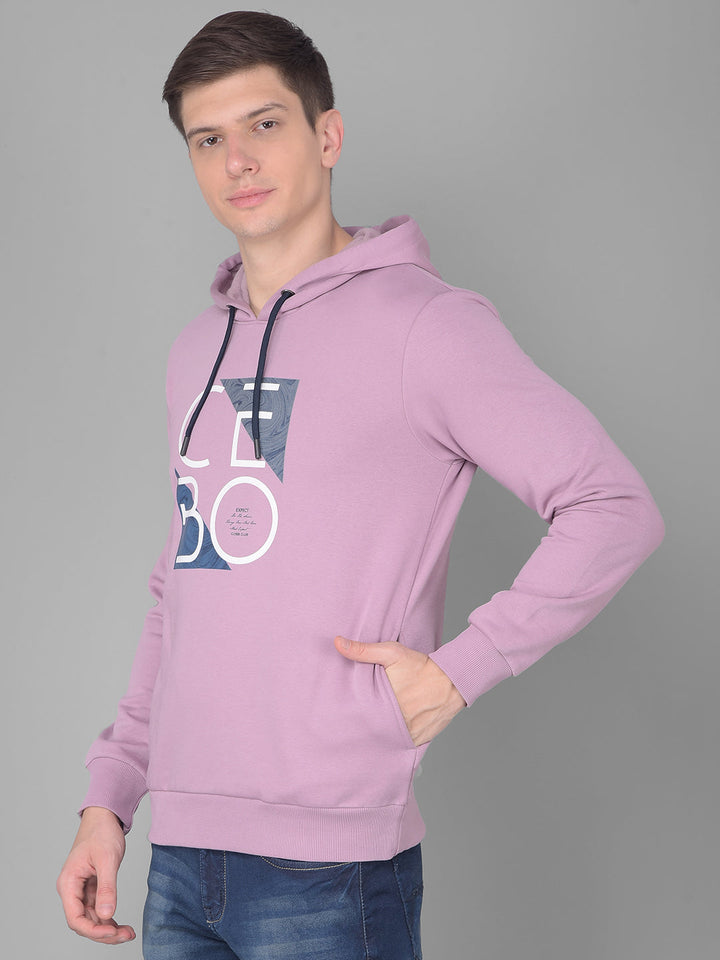 COBB MAUVE PRINTED CLASSIC HOODIE