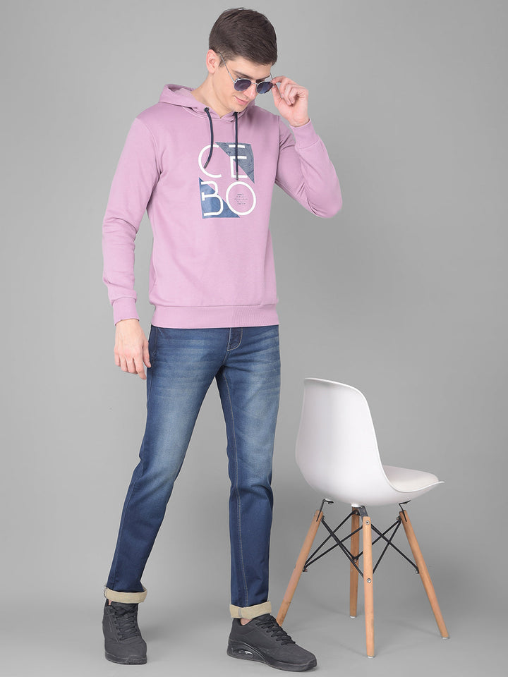 COBB MAUVE PRINTED CLASSIC HOODIE