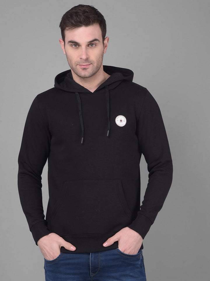 cobb solid black classic hoodie