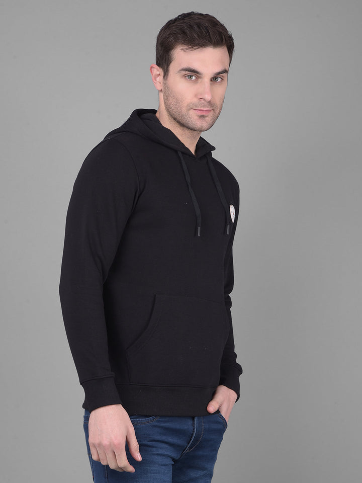 cobb solid black classic hoodie