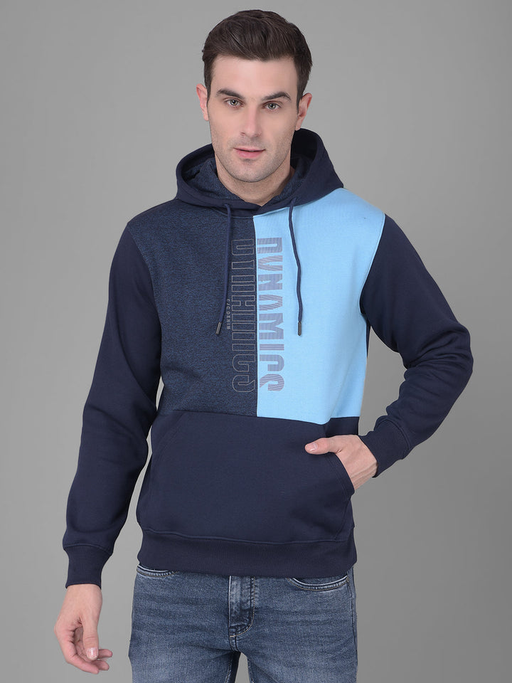 cobb navy sky printed classic hoodie