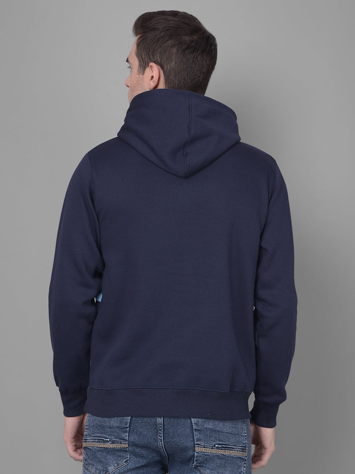 cobb navy sky printed classic hoodie