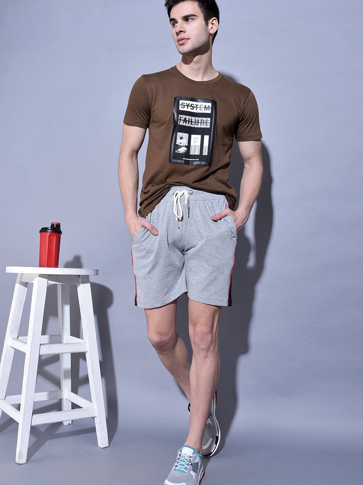 Cobb Grey Solid Shorts