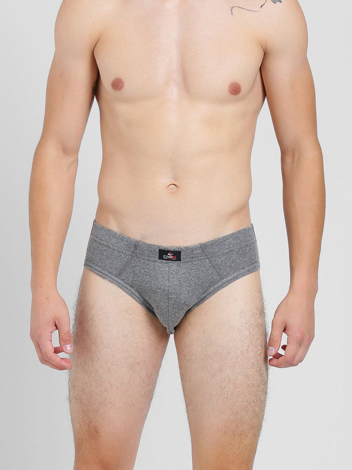 Men Cotton Brief Anthra